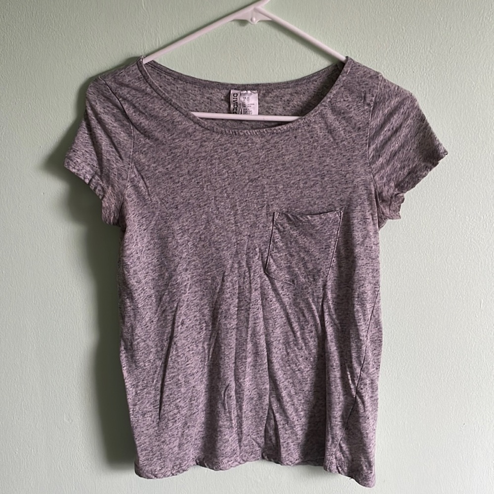 H&M Gray Pocket Tee
